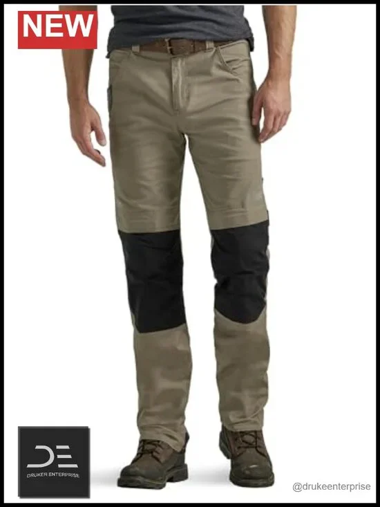 Men's Straight Leg Technical Carpenter Pants with 4-Way Stretch