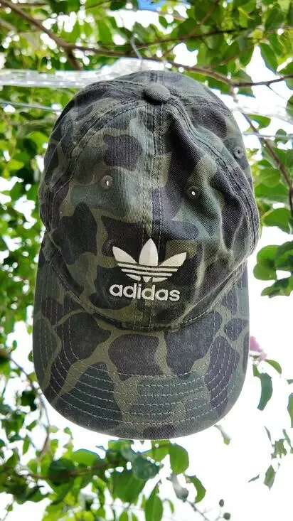 adidas Originals Women’s Camo Trefoil Adjustable Dad Hat Cap