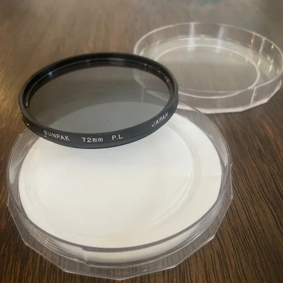 SUNPAK 72 mm P.L Polarizing Camera Lens Filter