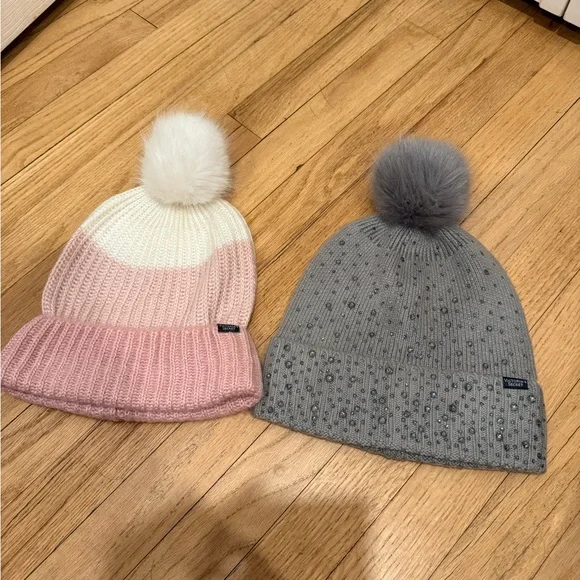Bundle of VS‎ Pom Pom hats NWOT