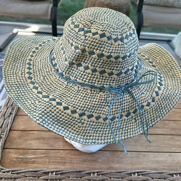 Royal Resortwear Paper Wide Brim Hat 58cm