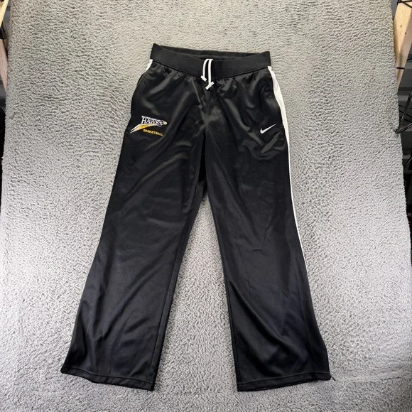 Nike Dri-Fit Pant Men M Black Polyester Track Southern Maryland Hawks Basketball
