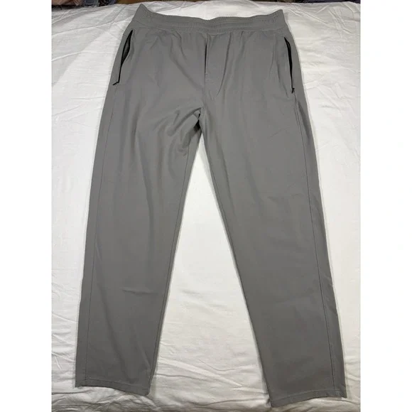 Public Rec Pants Men 36x32 Gray Daymaker Joggers Performance Drawstring Stretch