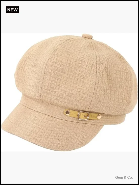 Women Classic Newsboy Cap Cotton Beret Hat