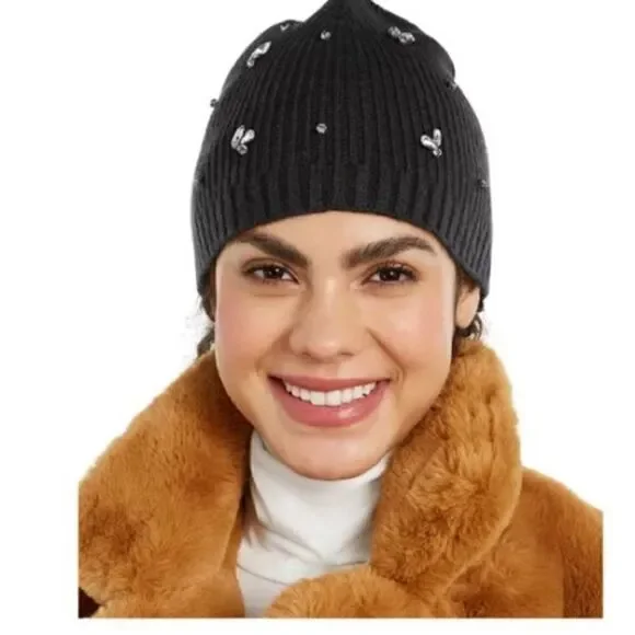 INC International Concepts Gemstone Beanie Hat