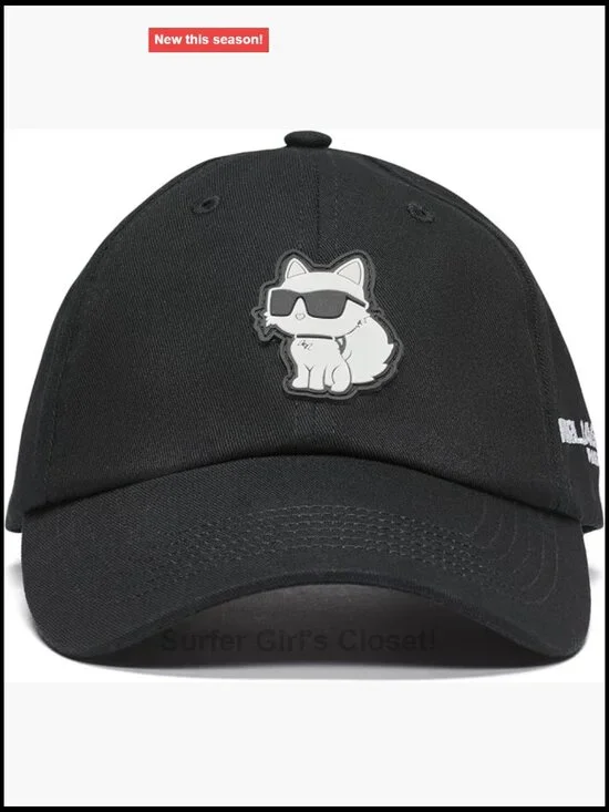 Adjustable Cotton Baseball Cap with Cartoon Pattern