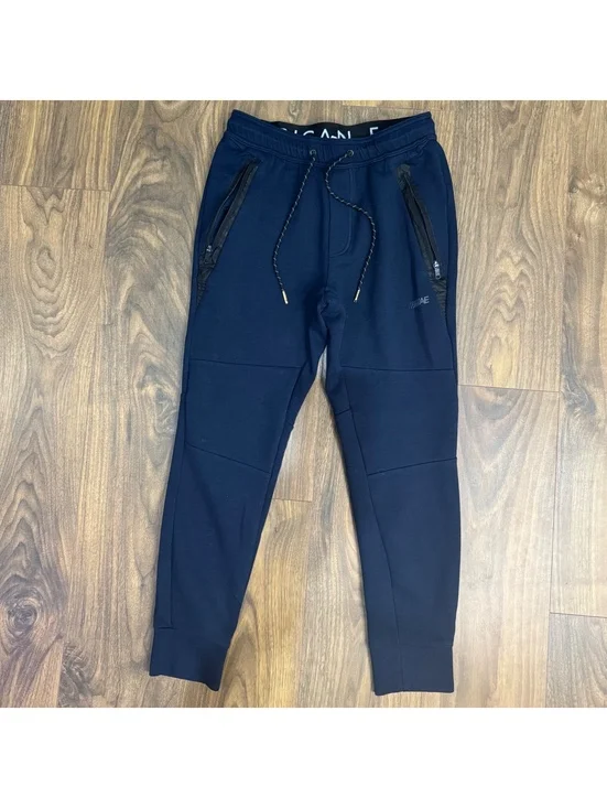 American Eagle AE Active Jogger Sweatpants Navy Small Zip Pocket Athleisure