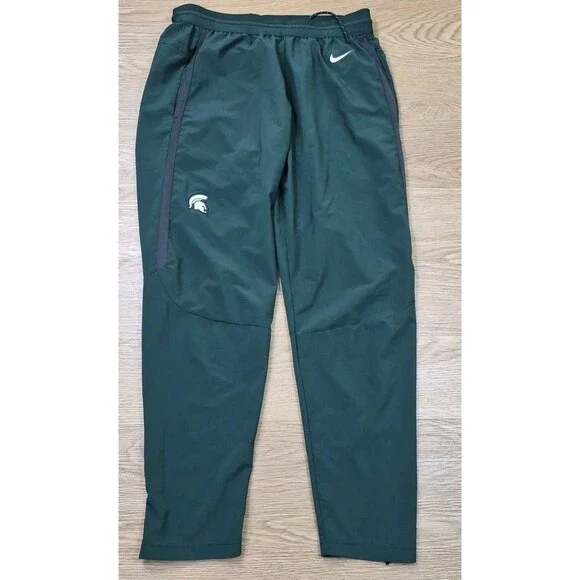 Michigan State Spartans Nike Track Pants Mens XL Running Dri-Fit Breathable Gear