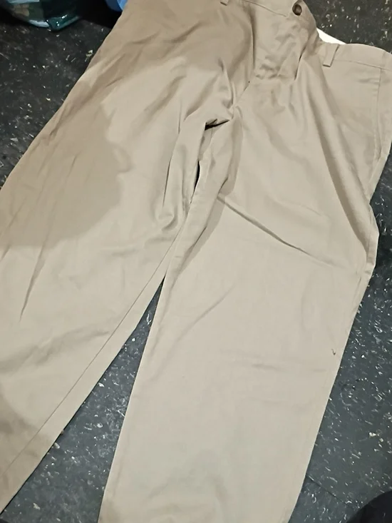 Dockers Men's Light Brown Flat-Front-m2