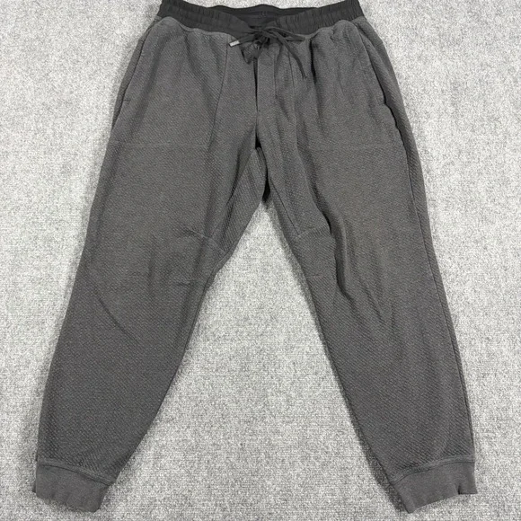 Lululemon At Ease Jogger Mens XXL Gray Sweatpants Drawstring Active
