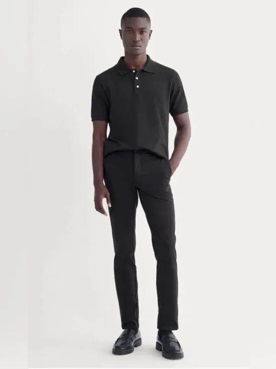 New Everlane THE PERFORMANCE CHINO Slim Fit in Black Size 32 X 30