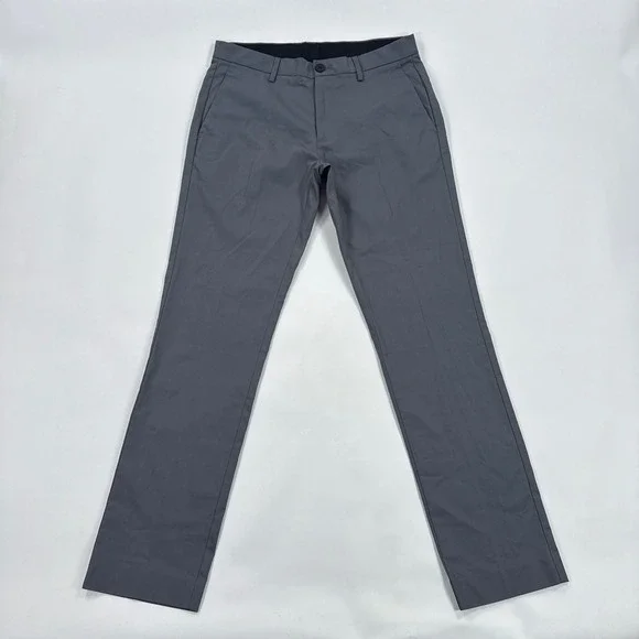 Bonobos Tailored Fit Chino Pants Mens 30x30 Gray Stretch Weekday Warrior