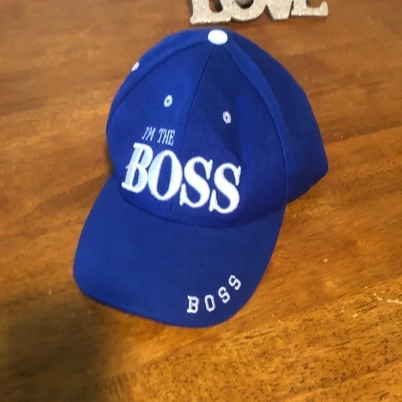 ‘I’m the Boss’ baseball hat, blue