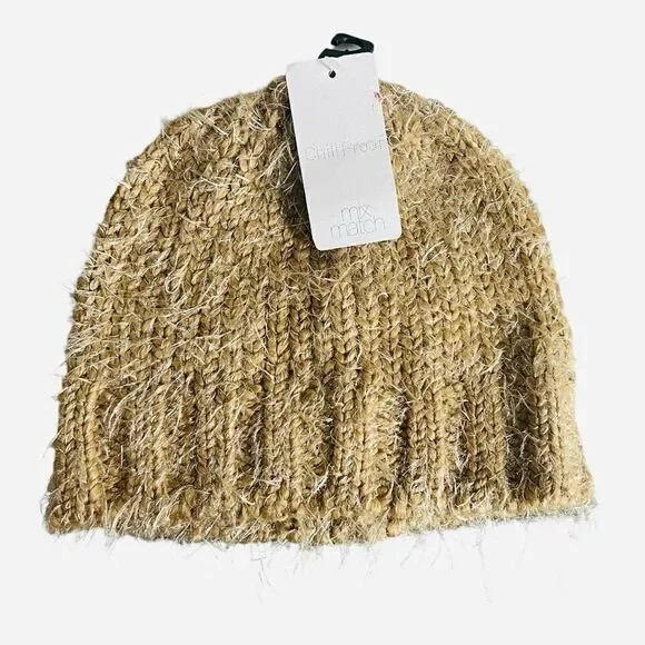 NWT Womens Chill Proof Mix Match Metallic Shag Beanie