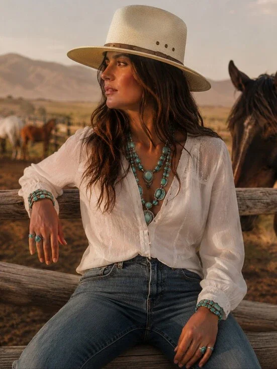 New $65 STETSON Los Alamos Toyo Straw Safari Fedora Cowboy Hat Natural M 3