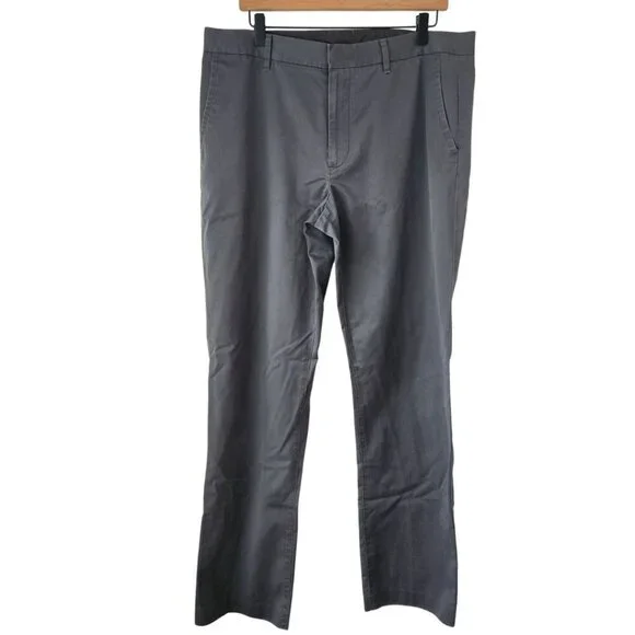 Bonobos Grey Friday Pants Straight Leg Trousers Career Men's 35x34