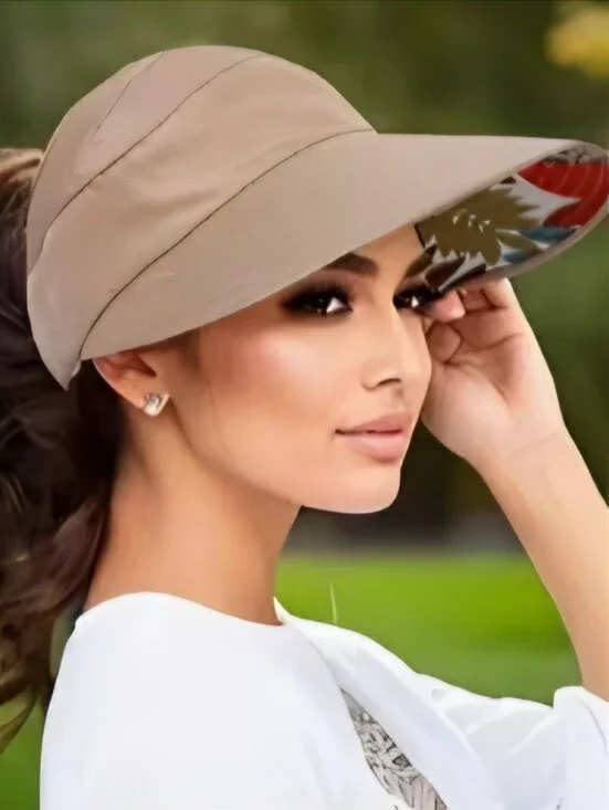 Wide Brim Sun Visor Hat