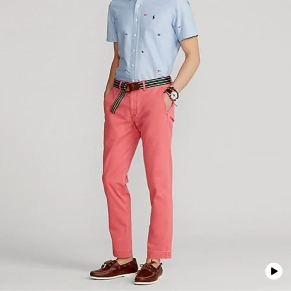 NWT Polo Ralph Lauren Stretch Straight Fit Chinos