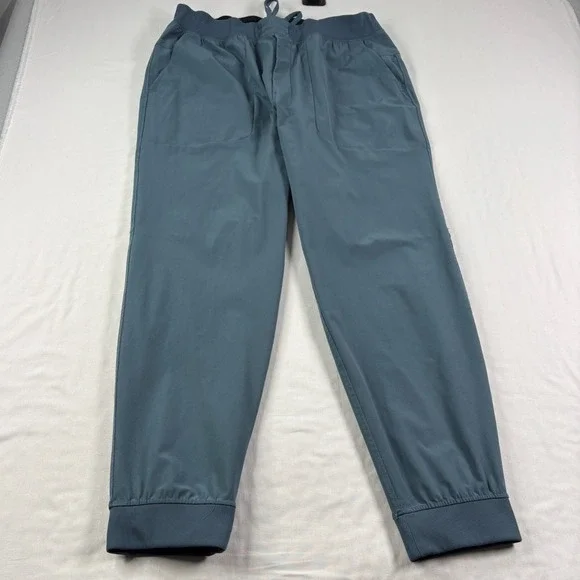 Lululemon ABC Jogger Pants Mens 2XL‎ Blue Tapered Athleisure Stretch Gym Lounge