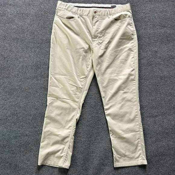 Polo Ralph Lauren Pants Mens 38x32 Beige Golf Tailored Fit Twill Chino Stretch