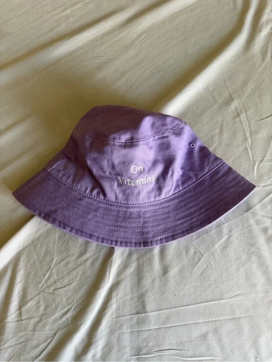 Purple Bucket Hat with 