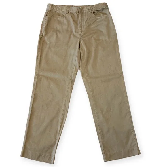 Calvin Klein Mens Khaki Straight Leg Cotton Pants Size‎ 32x30