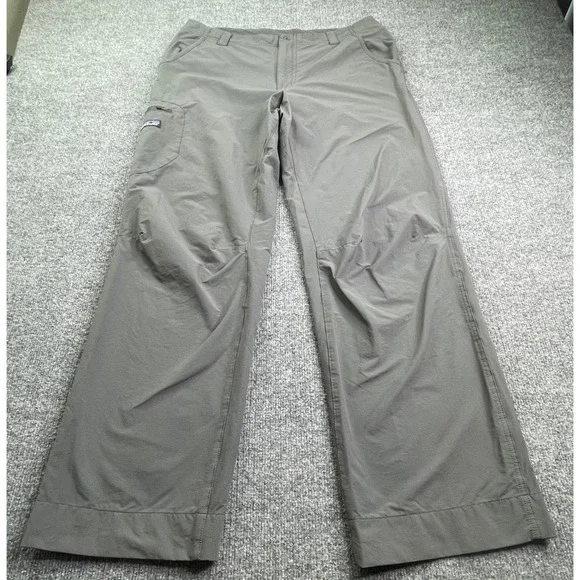Patagonia Quandary Hiking Pants Men 34 Gray Straight Leg Outdoor Technical Trail