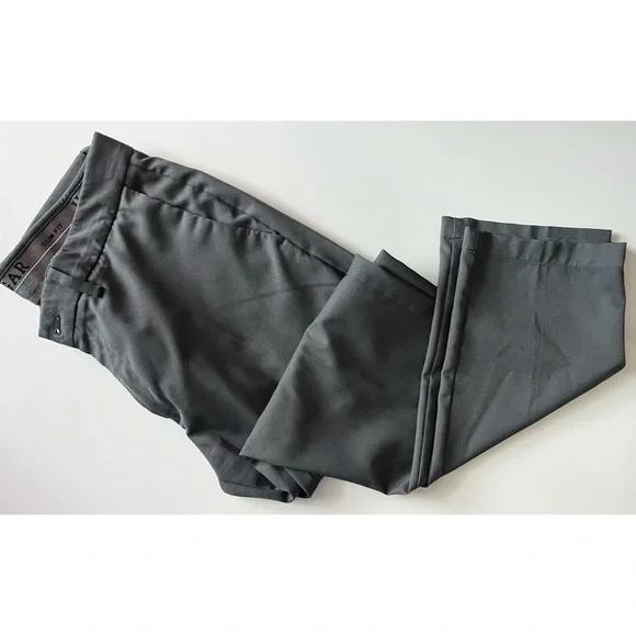 Haggar • Charcoal Grey Cool 18 Pro Slim Gray Trousers