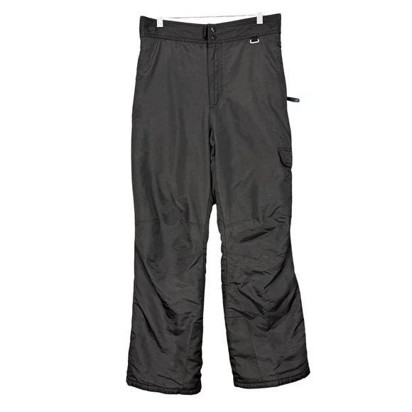 SLALOM Pants Mens Medium Black Ski Snowboard Insulated Lined Waterproof‎ Nylon