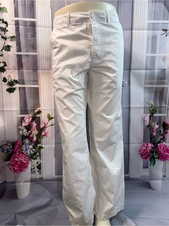 1056-GAP Men's White Casual Chinos