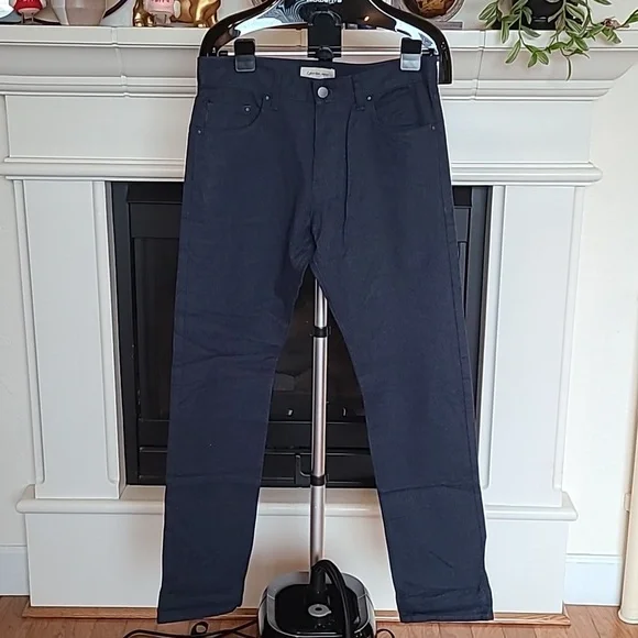 Calvin Klein Jeans Navy Blue Jeans 32x34 Preppy Minimalist Classic Straight Leg