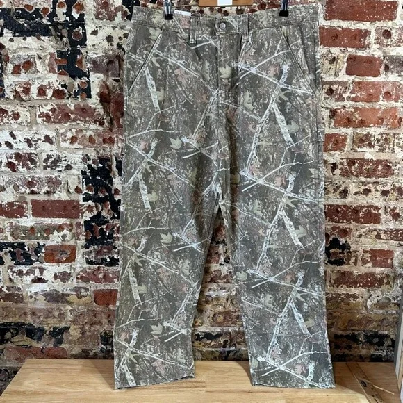 Aeropostale Carpenter Camo Pants Mens XL 39x30 Workwear Utility NEW