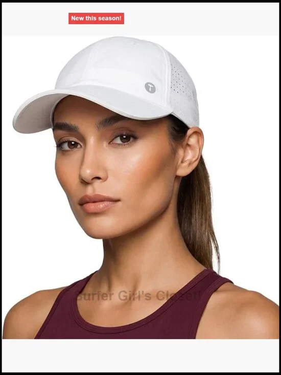 Cooling High Ponytail Baseball Hat UPF 50+ Lightweight Breathable