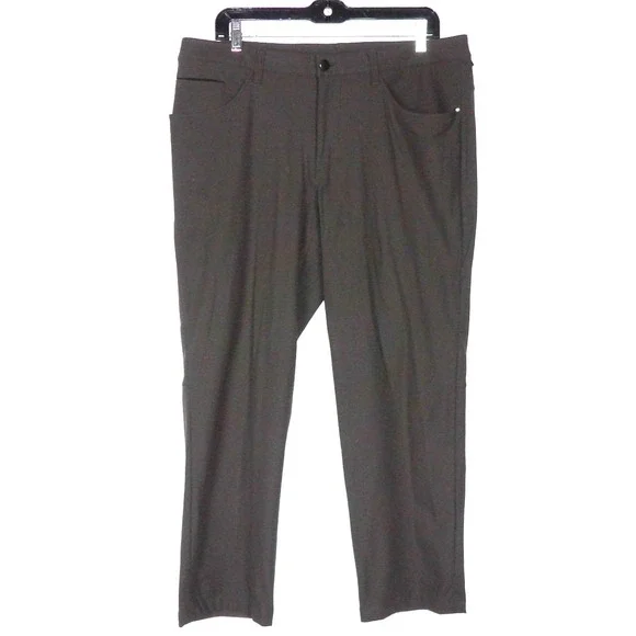 Lululemon Dark Gray Stretch ABC Performance Chino Pants Men's 36 X 28