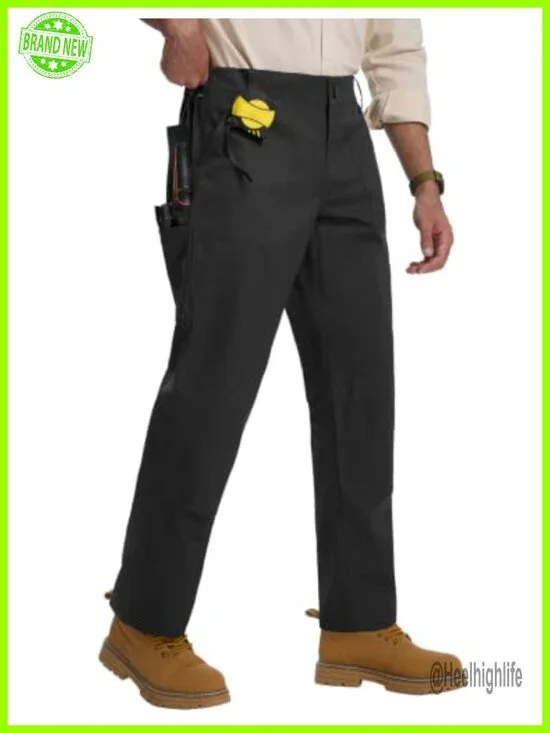 Carpenter Work Pants Ripstop Cargo Stretch Utility Tactical Hiking