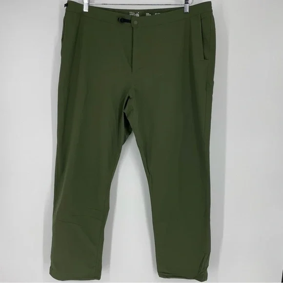 Mountain Hardwear Mens AP Pants 42x32 Green Hiking EUC outdoor