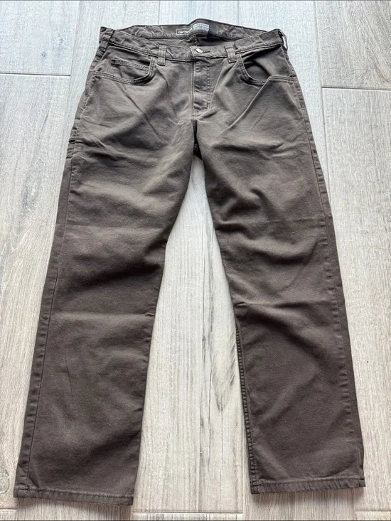 Carhartt Men's Relaxed Fit Brown Work Pants