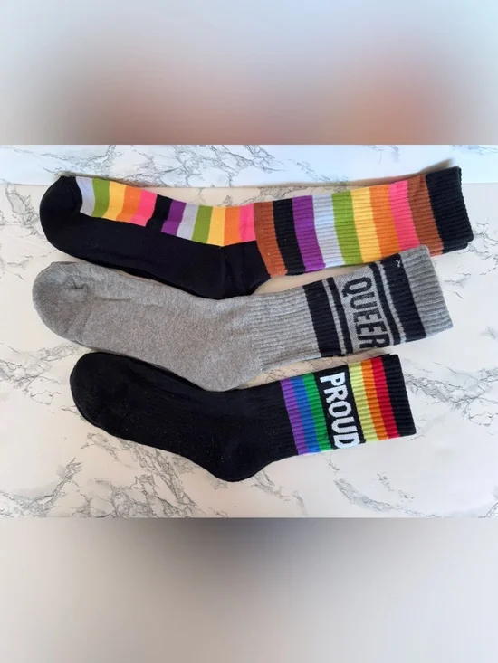3 Pairs Target Take Pride LGBTQ Socks