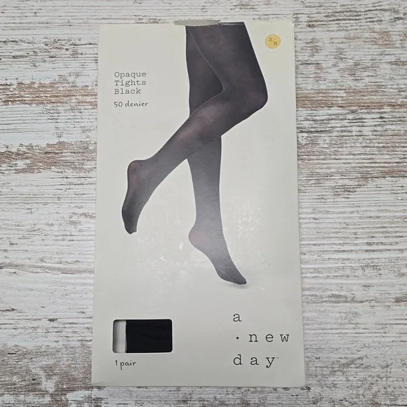 a new day | Women’s 50D Opaque Tights | Small / Medium