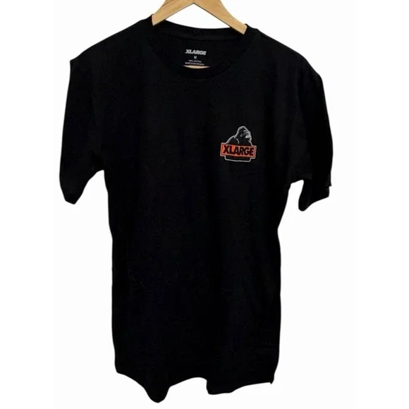 X-LARGE Clothings Mens Shirt Medium Gorilla Graphic Tee Novelty‎ Hip Hop NEW