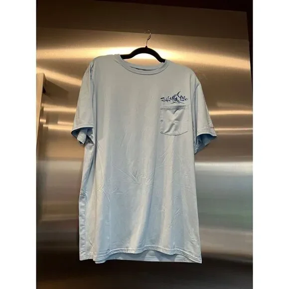 Salt life‎ mens shirt large blue uva