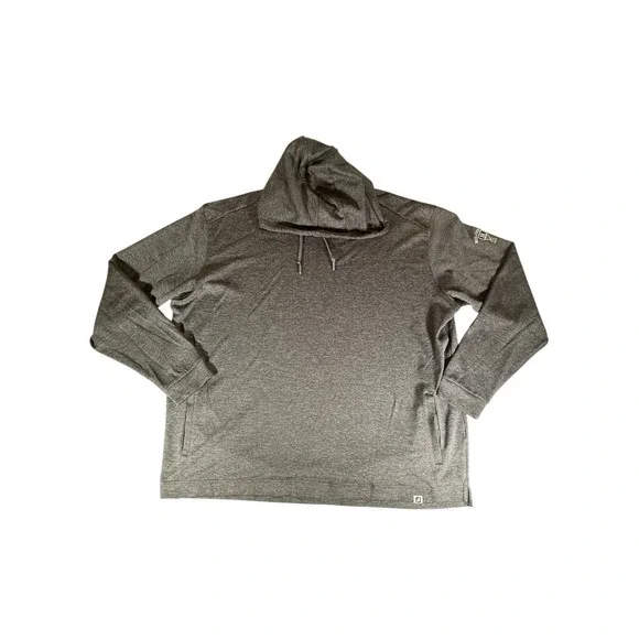 Footjoy Hoodie Adult XXL Dark Gray Pullover Drawstring Burlington 1929 Mens