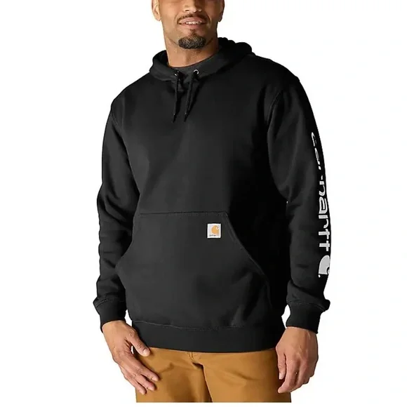 Carhartt Men's Black Pullover Hoodie k288