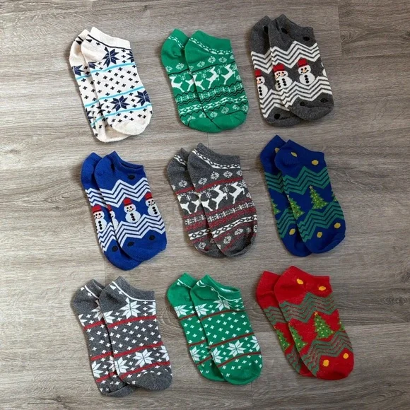 Christmas ankle socks