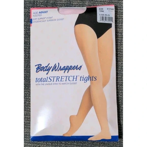 Body‎ Wrappers Total STRETCH Tights LGE/XLG A30 Adult Theatrical Pink