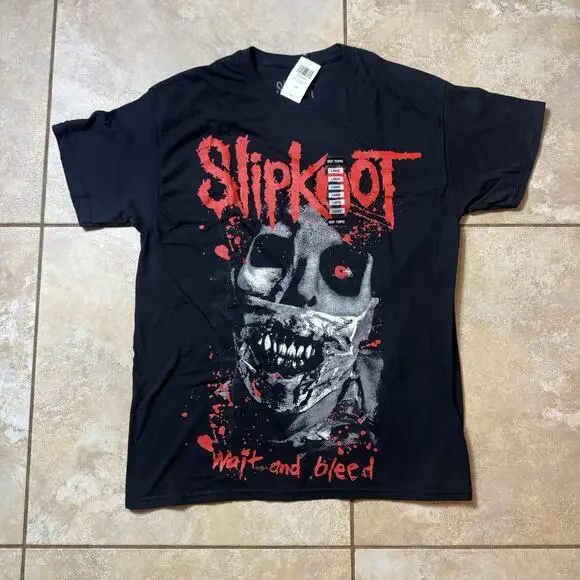 Slipknot Wait And Bleed T-Shirt 2-Sided Size LARGE New With Tags