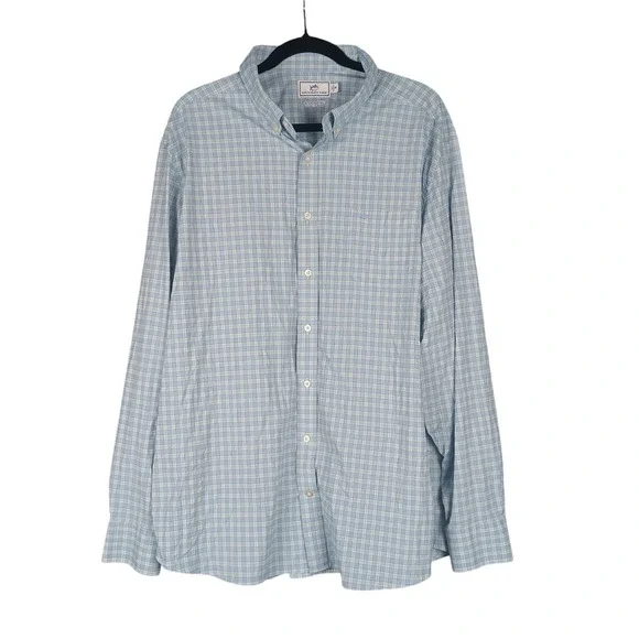Southern Tide Intercoastal XXL Plaid Button Down Shirt‎ Men's Long Sleeve
