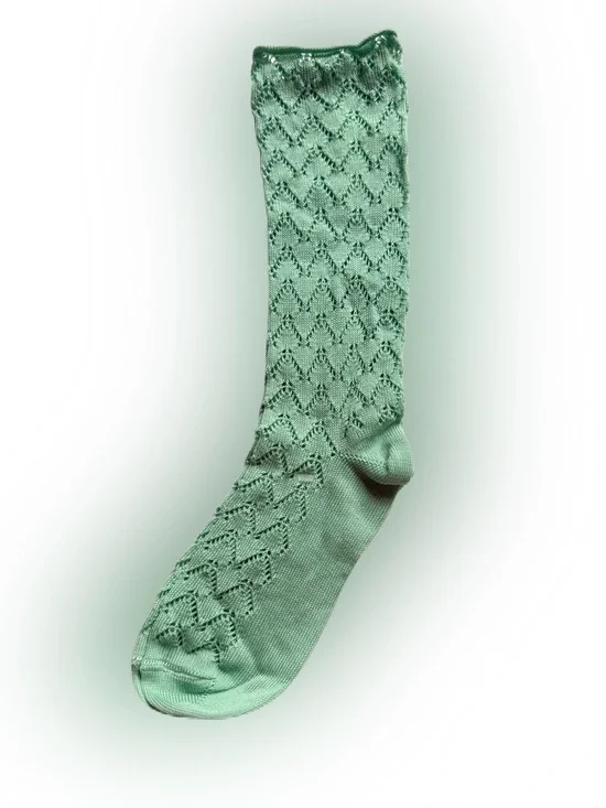 Maria La Rosa Socks Crochet Green New