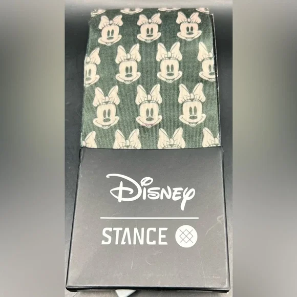 Stance-‎ Disney Green and Cream Minnie Character- New in package, Medium