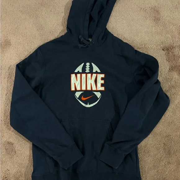 Black Nike‎ Center Hoodie Sweatshirt